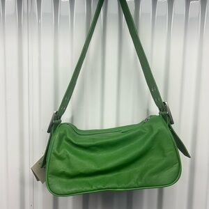Green Leather Shoulder Bag